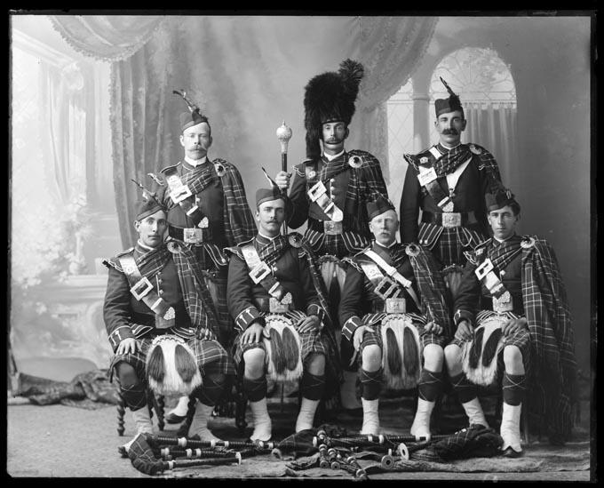 Scott, Ashburton Pipe Band Nelson Provincial Museum