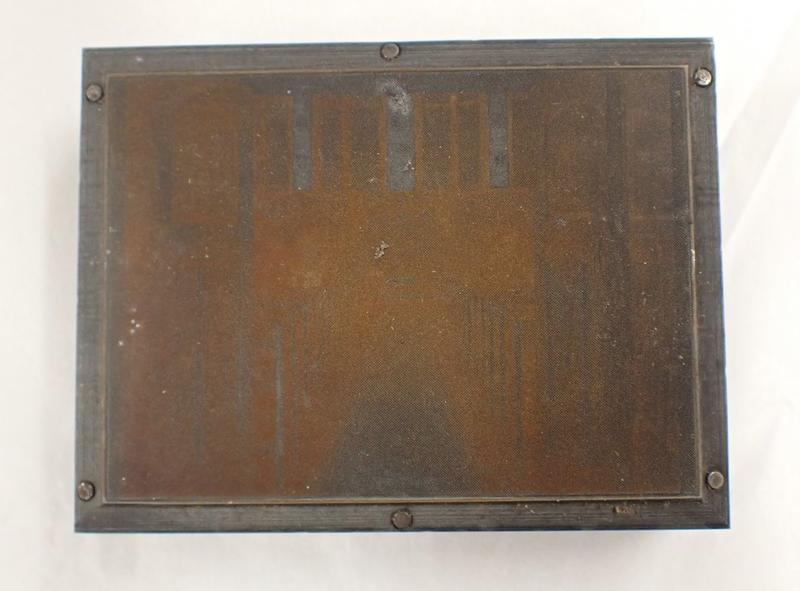 Printing block, All Saints Church Nelson, The Open Door