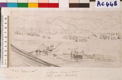 [Nelson from above Saltwater Bridge 1844]
