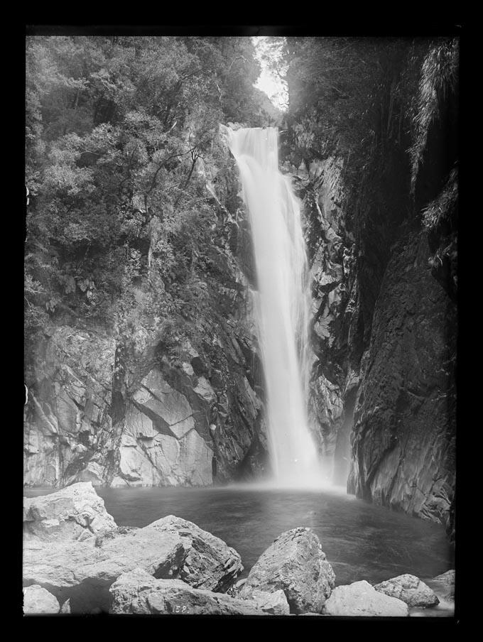 Saxton Falls, Wangapeka Karamea trip Nelson Provincial Museum