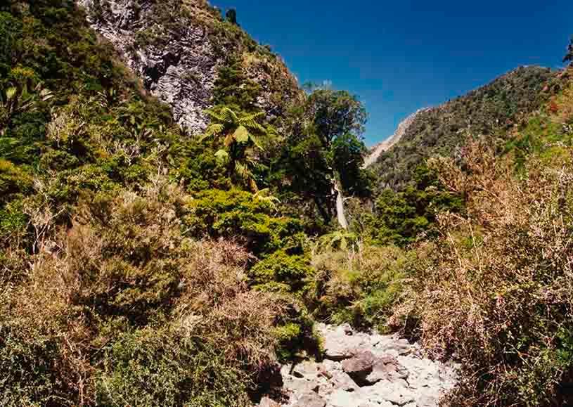 Dry river Takaka Nelson Provincial Museum